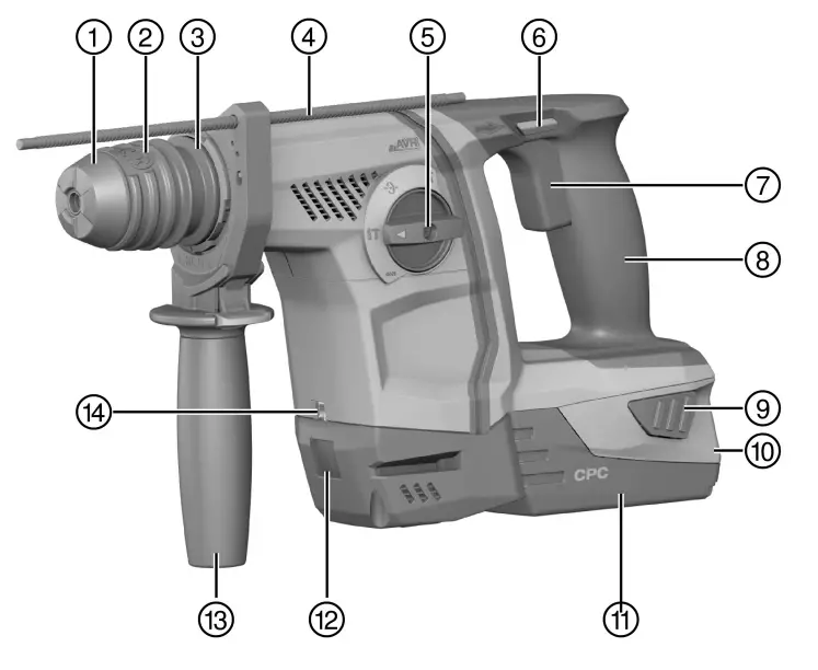 HILTI TE 6 A22 Cordless Rotary Hammer-fig5