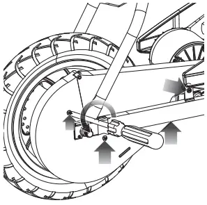 Razor-W15128001048-RSF350-Rear-Wheel-Complete-w-Freewheel-FIG 2
