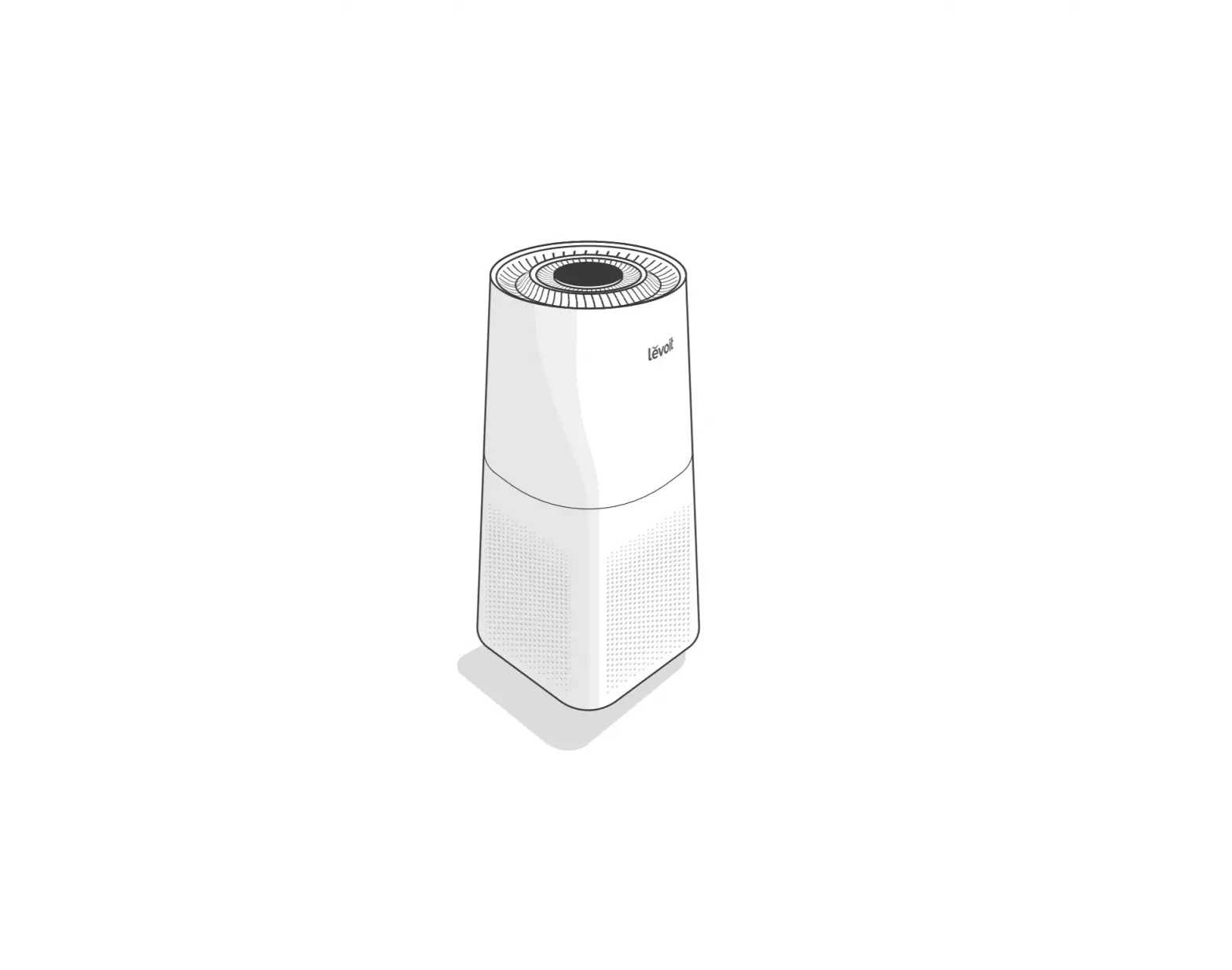 Levoit Lv-h134 Tower Pro True Hepa Air Purifier User Manual