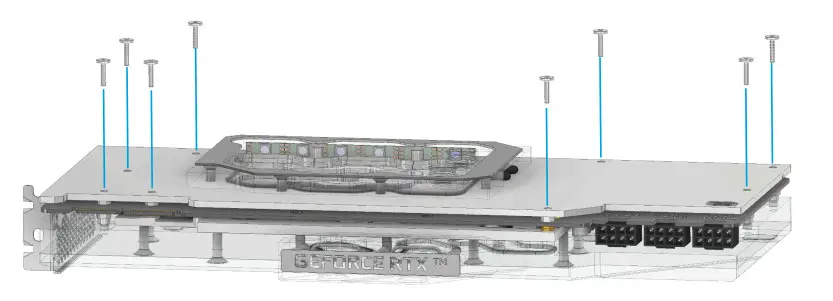 ALPHACOOL GPX-N ACRYL Eisblock Aurora Acryl - Figure 2