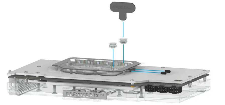 ALPHACOOL GPX-N ACRYL Eisblock Aurora Acryl - Figure 5