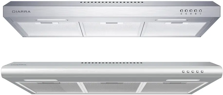 CIARRA CAB75918B 30 Inch Under Cabinet Range Hood