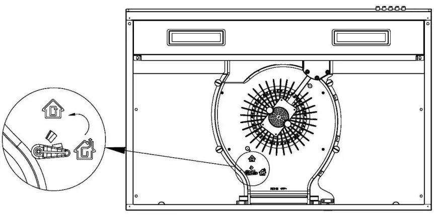 Air ventilation setting