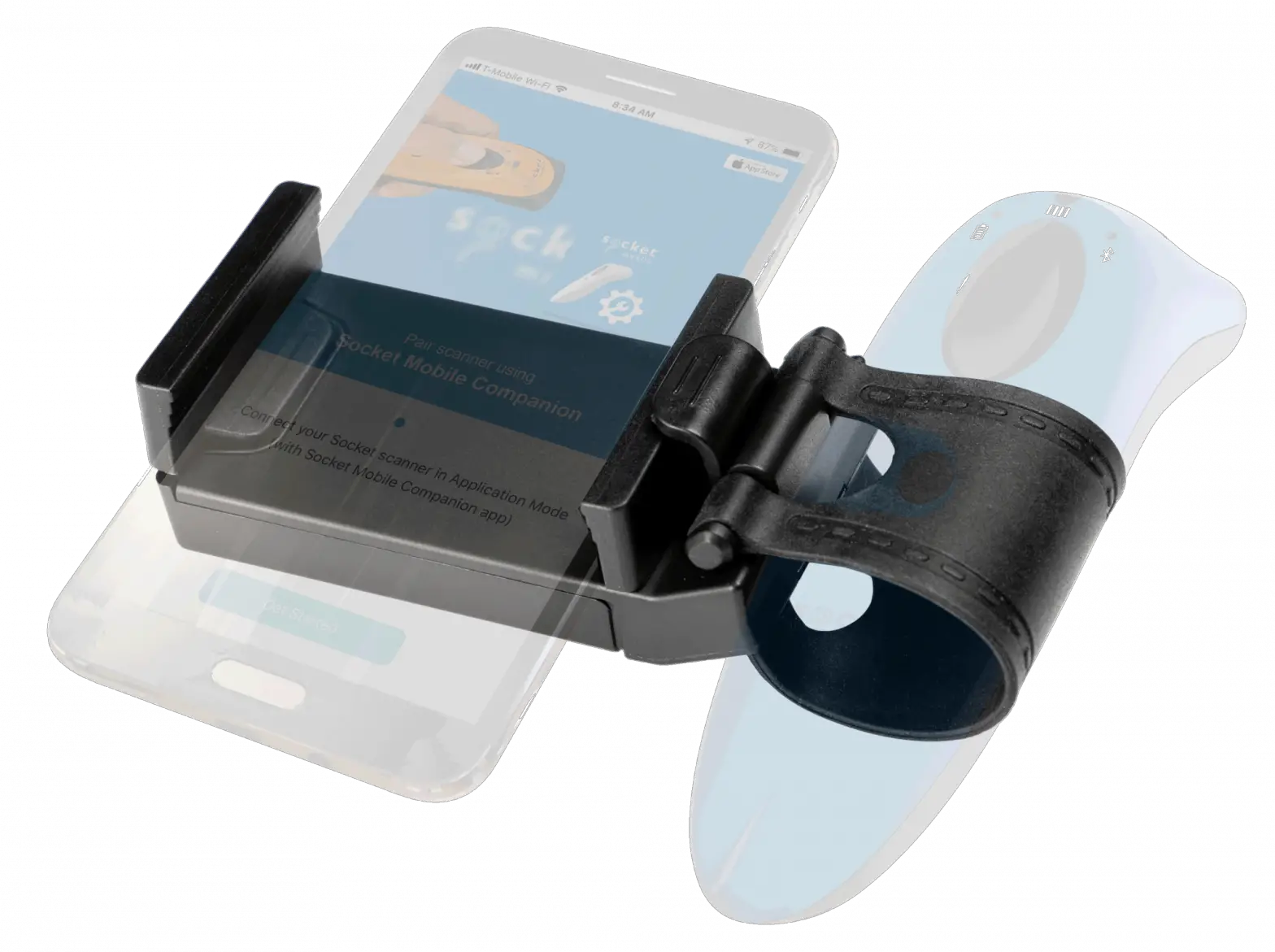Socket Mobile 700 Series Scanner & Phone Holder