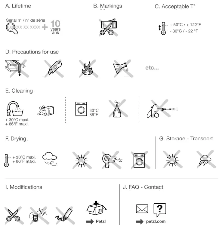 PETZL C062BA00 Swan Easyfit Stainless Harness - Fig 6