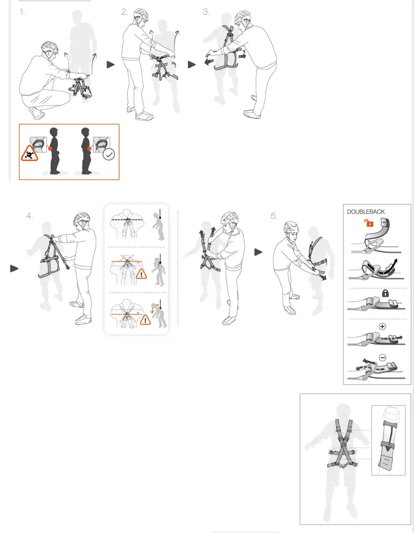 PETZL C062CA00 Swan Freefall Steel Harnesses - Fig