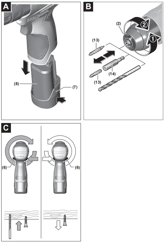 BOSCH 12V-30 Brushless Cordless Impact Drill - fig 3