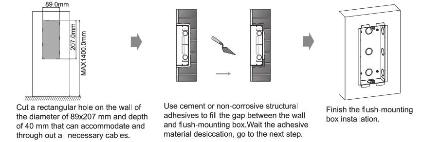 Akuvox R20K Wall Mount SIP Video Door Phone with Numeric Keypad - fig4