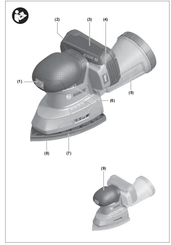 BOSCH EasySander 18V 8 - Fig