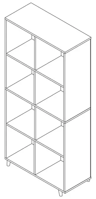 Tribesigns XK00063 Bookshelf -