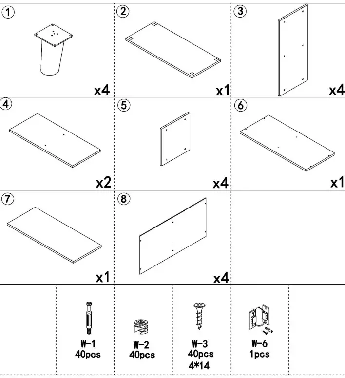 Tribesigns XK00063 Bookshelf - 1