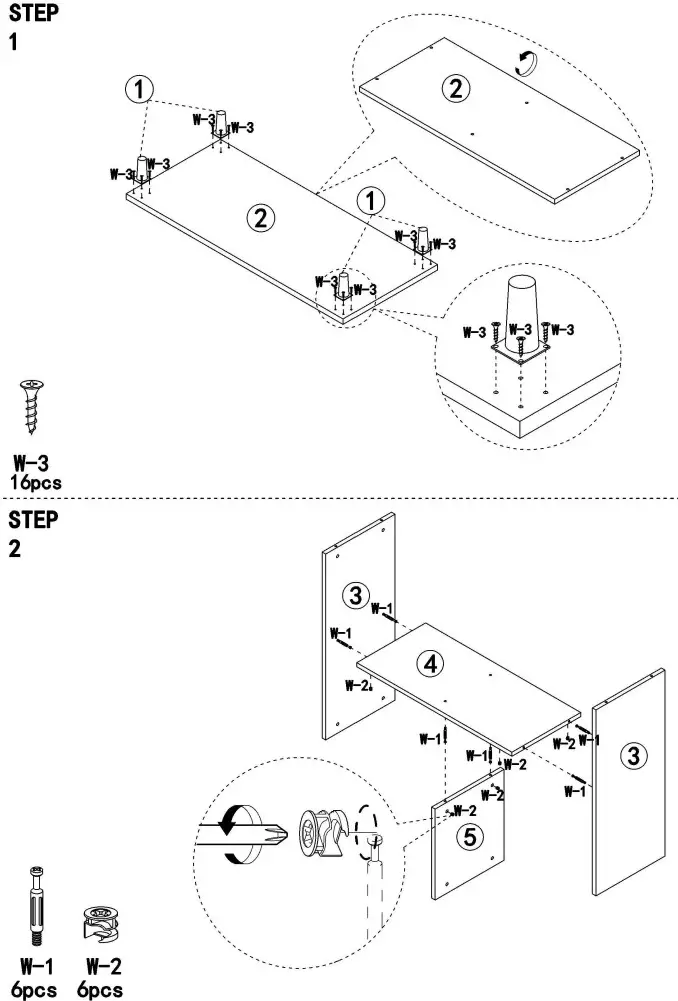 Tribesigns XK00063 Bookshelf - 2