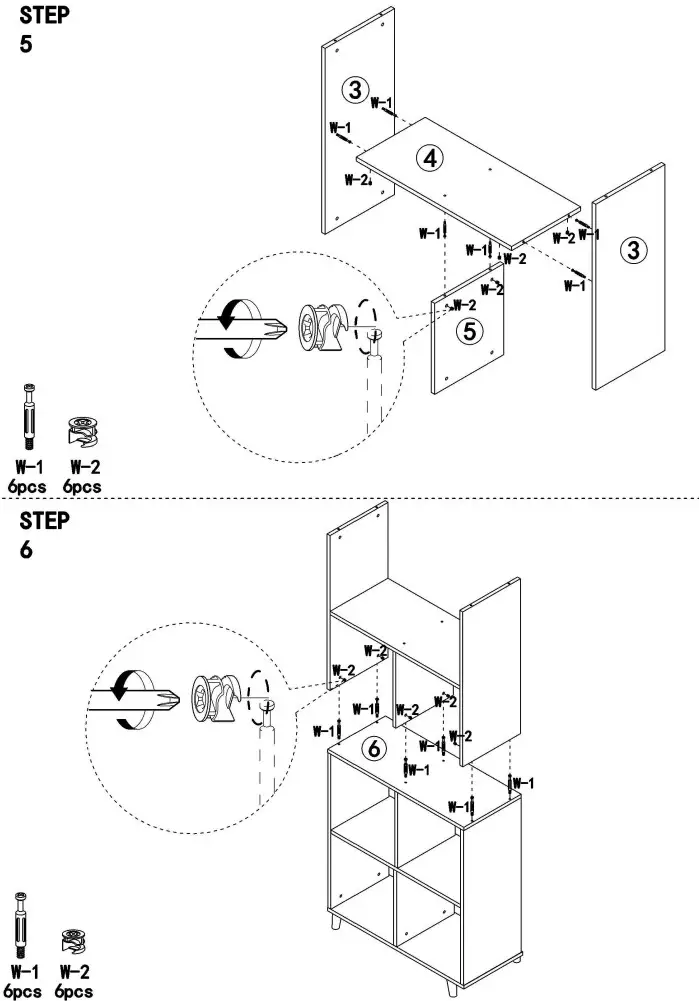 Tribesigns XK00063 Bookshelf - 4