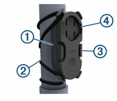 GARMIN Varia Bike Lights - rubber pad