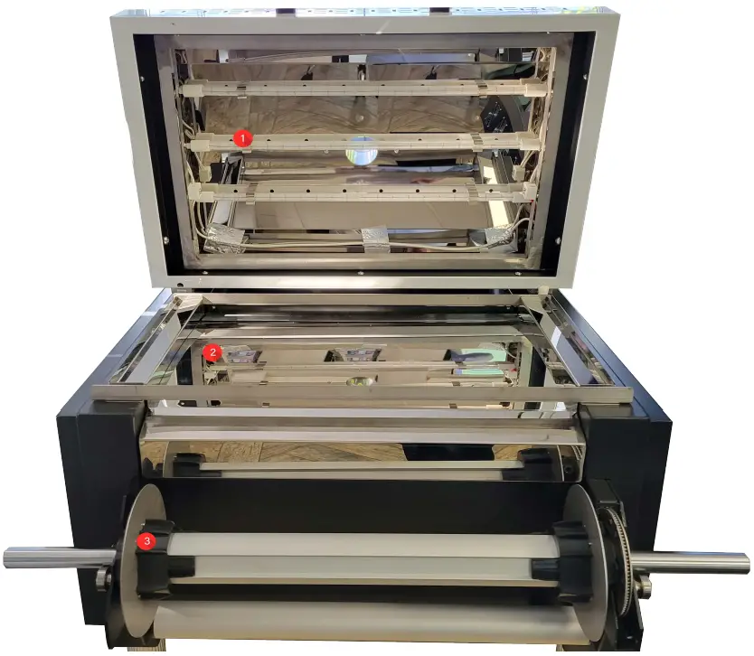 DTF STATION Seismo A13 DTF Powder Shaker & Dryer - Component Location 3