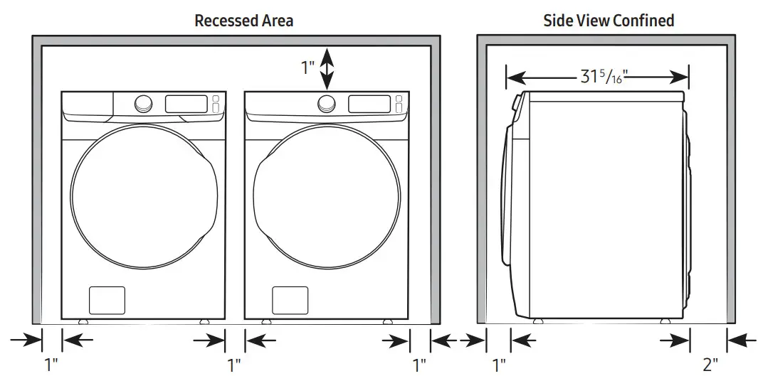 SAMSUNG DVG46BG6500V Smart Dial Gas Dryer - fig1