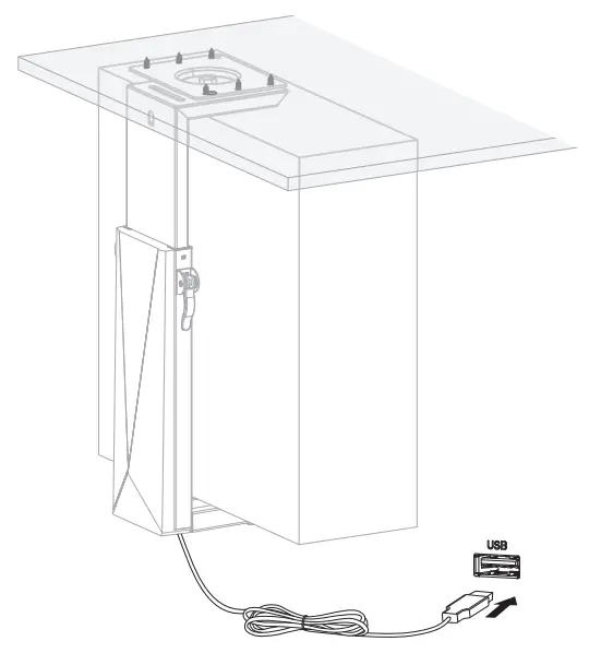 RAPTURE RPT PCM110B PC Mount Claw 1-fig8