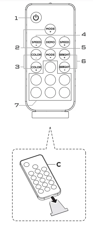 RAPTURE RPT PCM110B PC Mount Claw 1-fig9