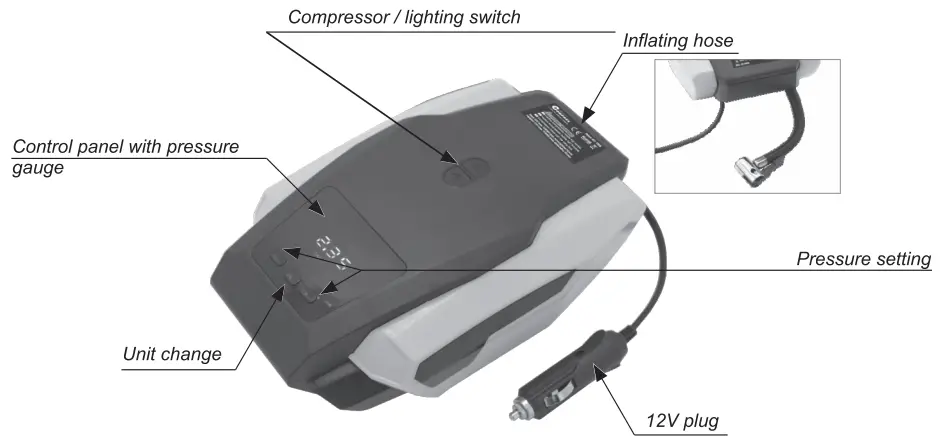 COMPASS 07193 ARMOR Air Compressor - Fig2