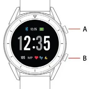 LOTUS 50009 Outdoor Sports Watch - Button description