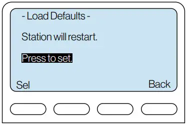 zenitel A100K12187 IP Desk Master Stations - Load Defaults