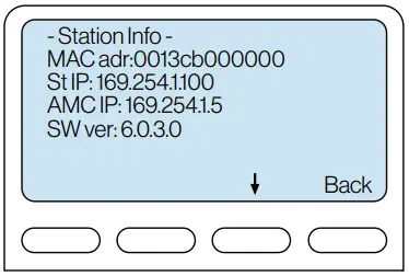 zenitel A100K12187 IP Desk Master Stations - Station Info
