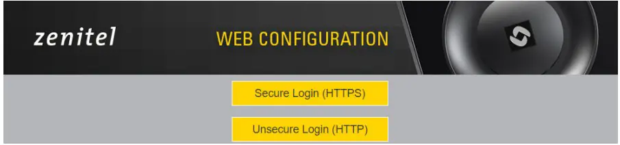 zenitel A100K12187 IP Desk Master Stations - browser