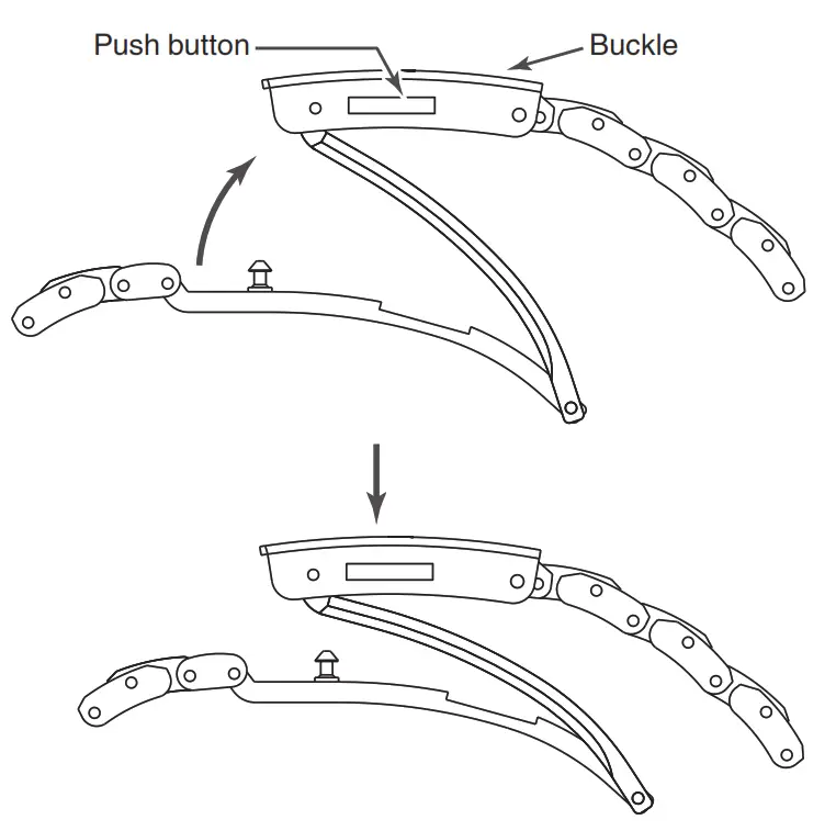 SEIKO 8R46 Mechanical Chronograph Smartwatch - How to wear the band