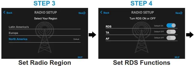 JENSEN CAR68 Multimedia Receiver with 6.8” capacitive touch screen - First Time Setup Wizard1