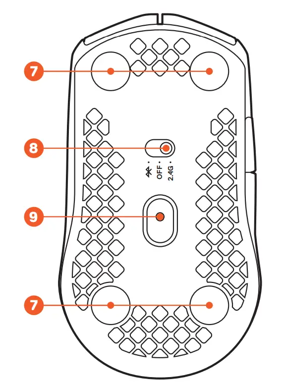 steelseries Aerox 3 Wireless Ultra light Gaming Mouse - OVERVIEW1