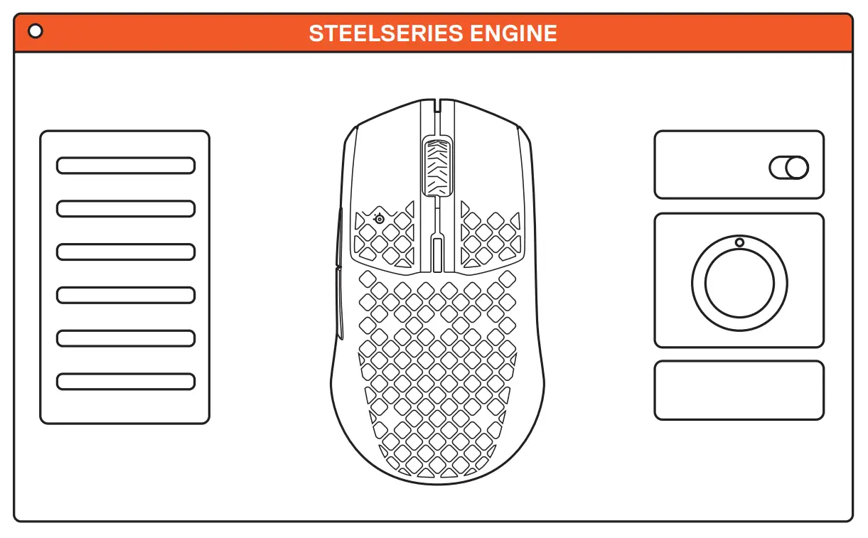 steelseries Aerox 3 Wireless Ultra light Gaming Mouse - STEELSERIES ENGINE