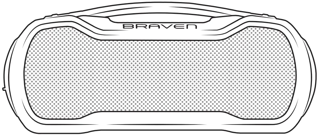 BRAVEN BRV XLL2 Rugged Portable Speaker