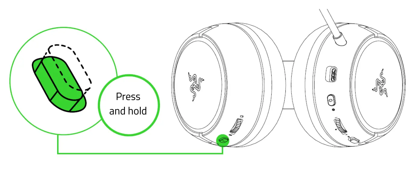 RAZER RZ04-03480100-R3M1 Wireless Gaming headset - FIG23