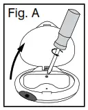 Homedics PDM-200 3D Deluxe Pedometer - INSTALLING THE BATTERIES