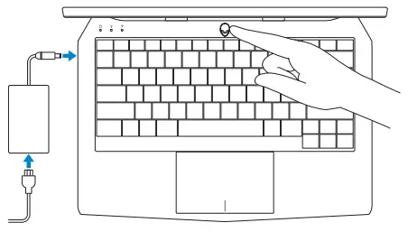 Connect the power adapter