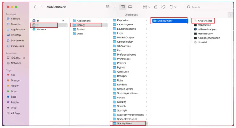 HUAWEI MobileWiFi Tool on the MAC System -figure 3