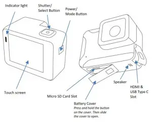 GoXTREME 2203466 Manta 4K Action Camera- DESCRIPTION2
