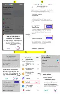 Efolen Lufitcode Smartwatch - permission