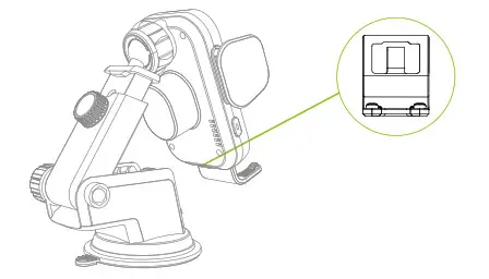 ZeeHoo PowerDrive CC54 Fast Wireless Car Charger - Installing Your Zeehoo Wireless Car Mount Charger 4