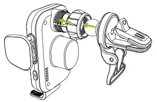 ZeeHoo PowerDrive CC54 Fast Wireless Car Charger - Mounting Your Smartphone