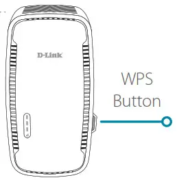 D-Link DAP-1950 AC1900 High-Performance Mesh Wi-Fi Range Extender-QUICK WPS SETUP