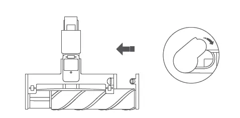 Cleaning the Floor Attachment
