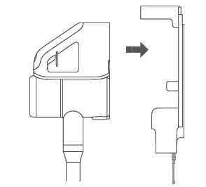 Store the vacuum on the docking station