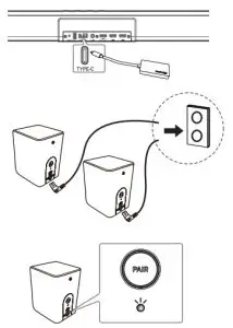 Hisense RS-H8 Wireless Rear Speaker - type c