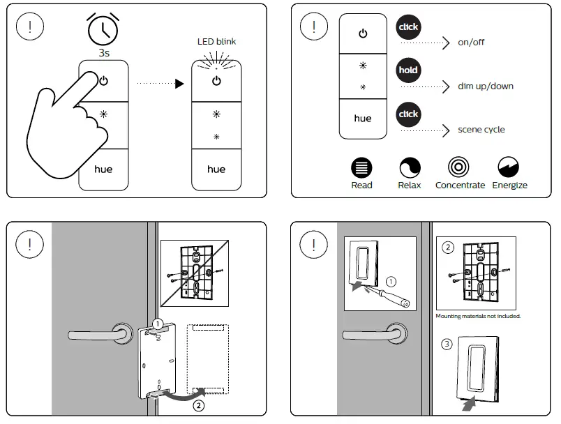 PHILIPS 33939 Aurelle Hue LED Panel Light fig 16
