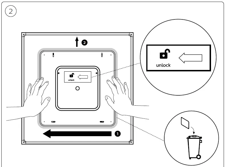 PHILIPS 33939 Aurelle Hue LED Panel Light fig 6