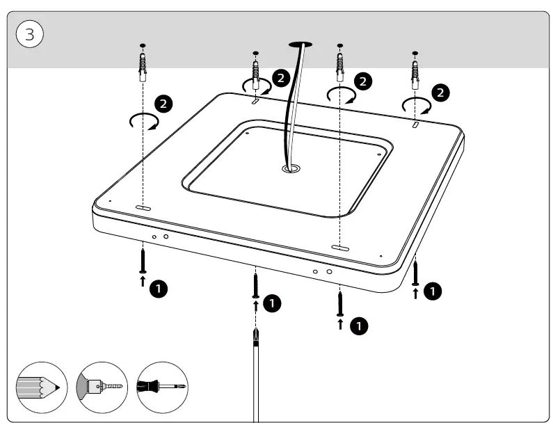 PHILIPS 33939 Aurelle Hue LED Panel Light fig 7