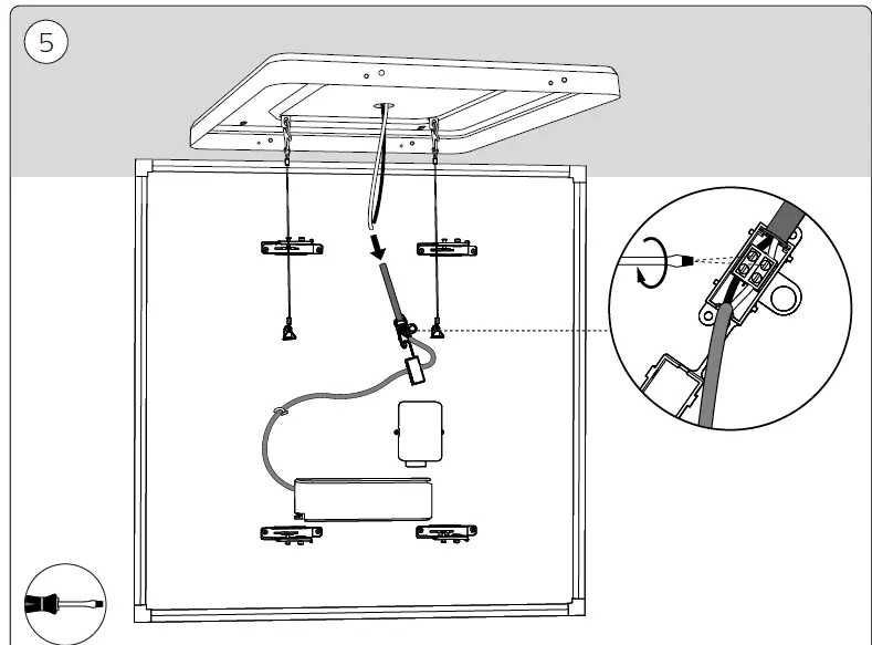 PHILIPS 33939 Aurelle Hue LED Panel Light fig 9