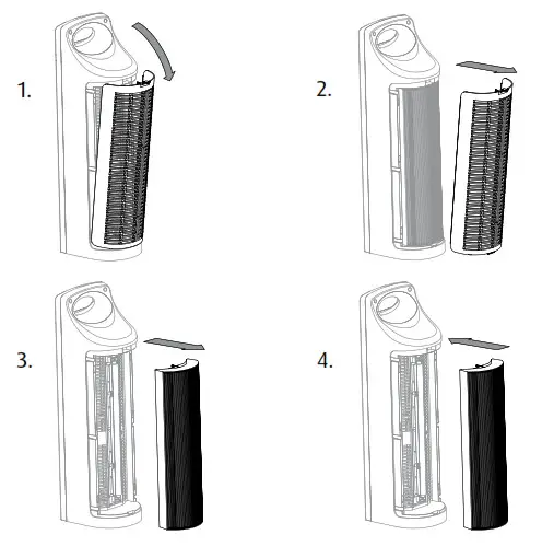 ENVION Allergy Pro AP200 Air Purifier Tower - Replacing the True HEPA Filter