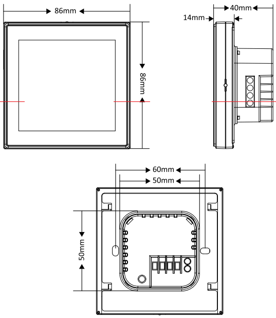 Shenzhen Bab Smart Technology HC T010 Wi fi Series Thermostat-fig1